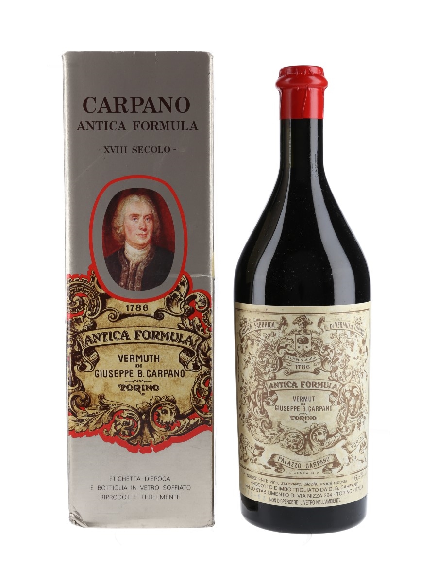 Carpano Antica Formula Vermouth Bottled 1990s 100cl / 16.5%