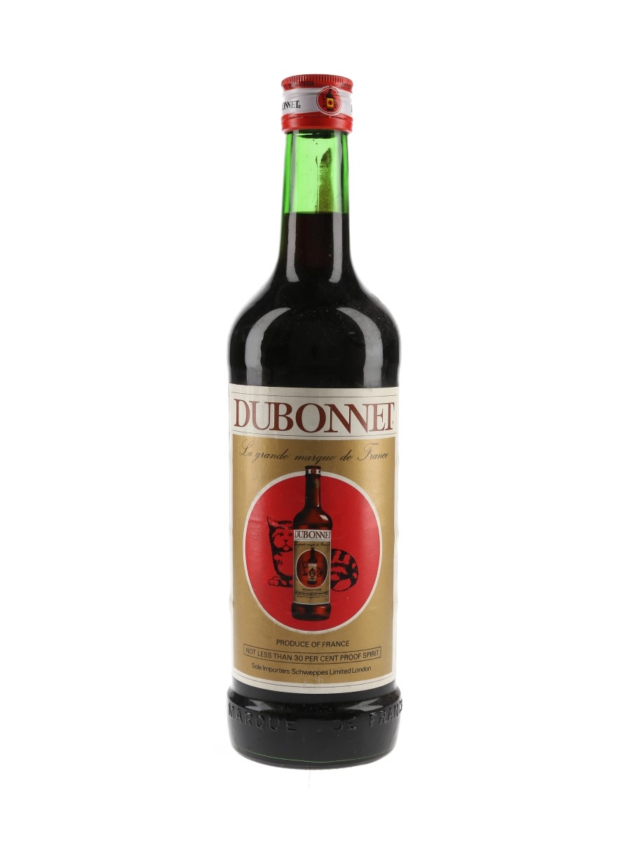 Dubonnet Wine Aperitif Bottled 1970s - Schweppes 75cl / 17%