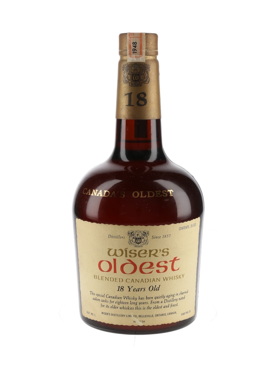 Wiser's Oldest 18 Year Old 1948  75cl / 40%