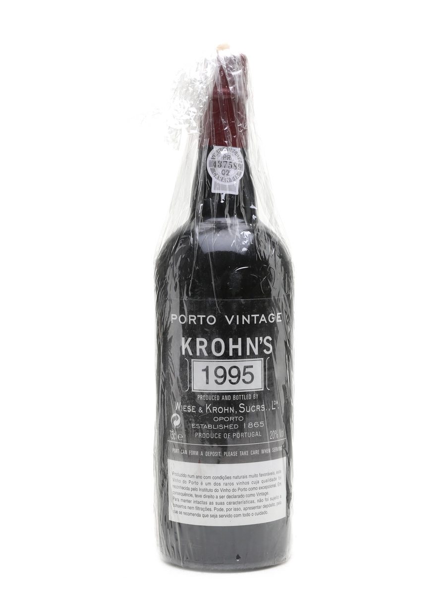 Krohn's 1995 Vintage Port  75cl / 20%