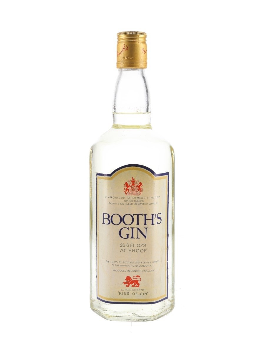 Booth's Gin Bottled 1970s 75.7cl / 40%