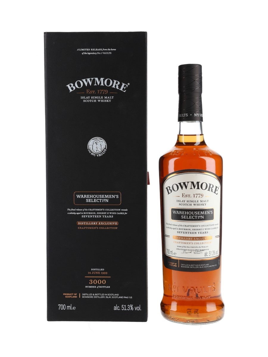 Bowmore 1999 Warehousemen's Selection 17 Year Old 70cl / 51.3%