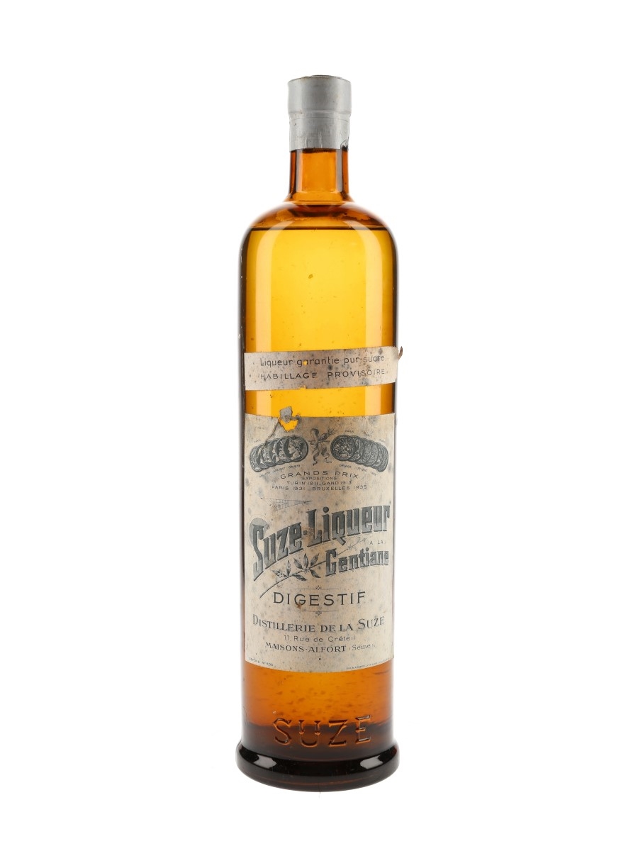 Suze Gentiane Bottled 1940s - 1950s 100cl / 16%