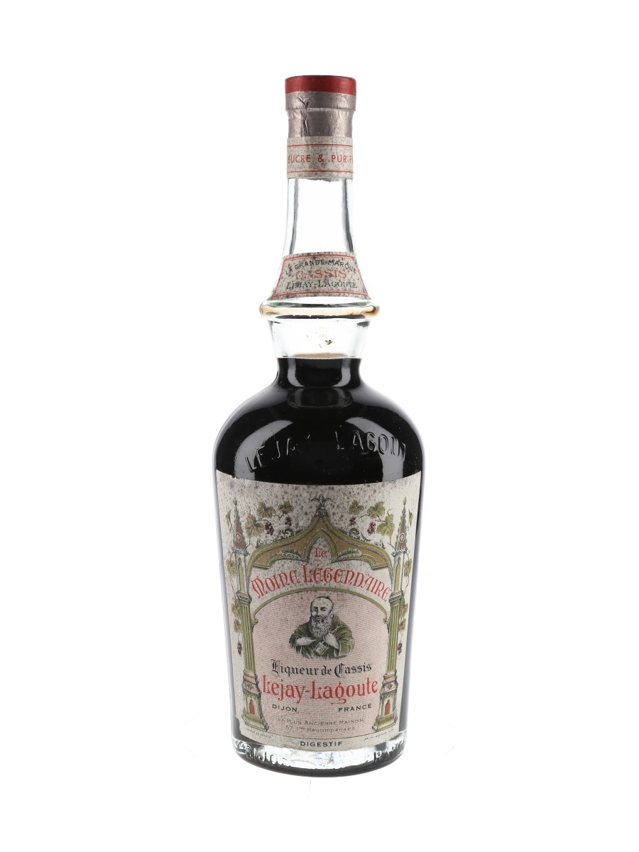 Le Moine Legendaire Liqueur De Cassis Bottled 1950s 70cl