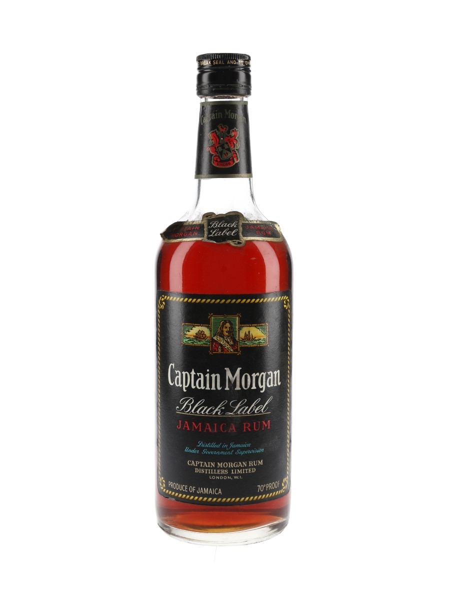 Captain Morgan Black Label Bottled 1960s-1970s 75.7cl / 40%