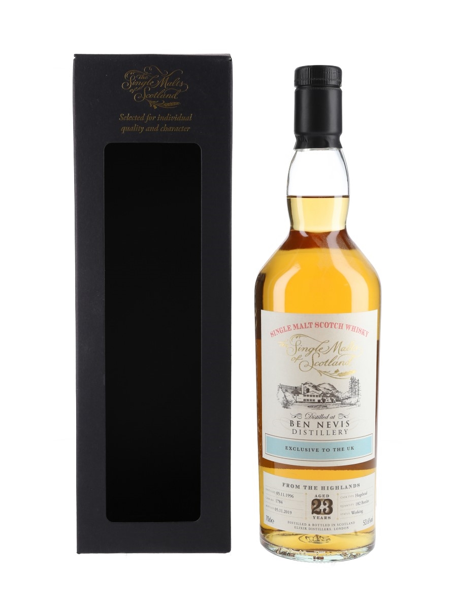 Ben Nevis 1996 23 Year Old UK Exclusive Bottled 2019 - The Single Malts Of Scotland 70cl / 53.6%