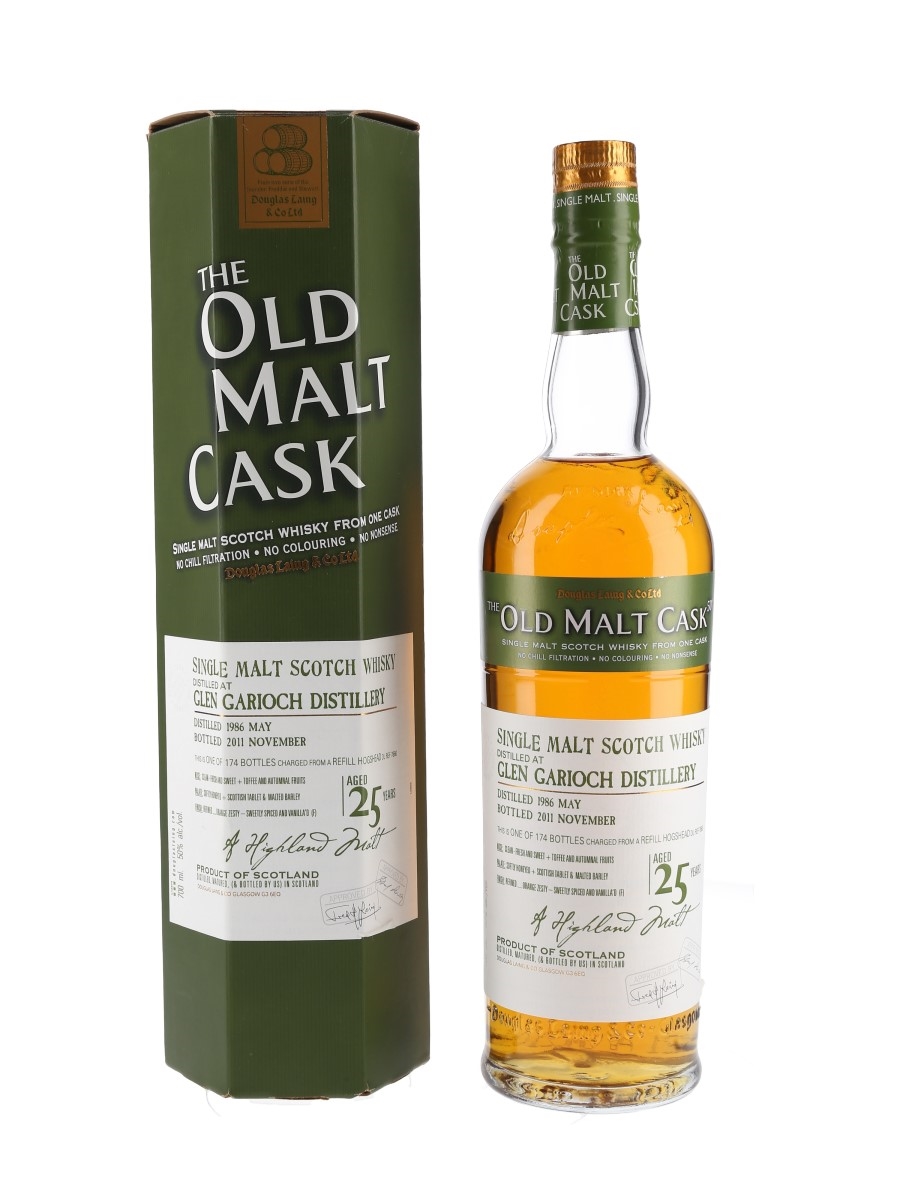Glen Garioch 1986 25 Year Old The Old Malt Cask Bottled 2011 - Douglas Laing 70cl / 50%