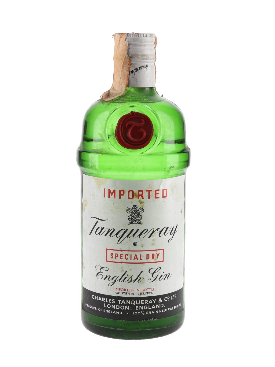 Tanqueray Special Dry English Gin Bottled 1970s-1980s - Gancia 75cl / 43%