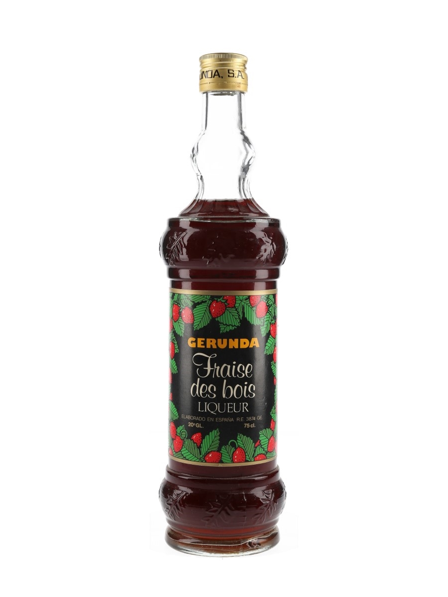 Gerunda Fraise Des Bois (Wild Strawberry) Bottled 1970s 75cl / 20%