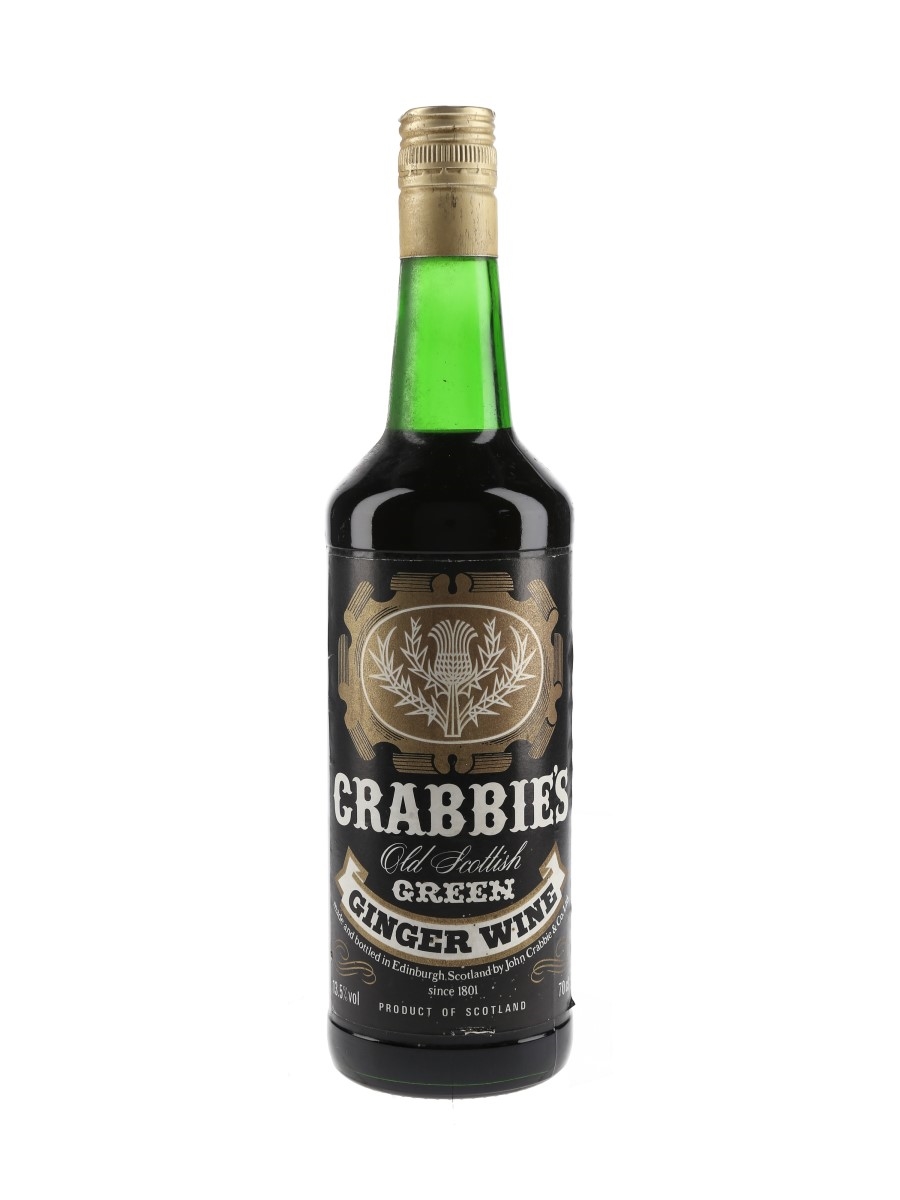 Crabbie's Green Ginger Wine Bottled 1990s 70cl