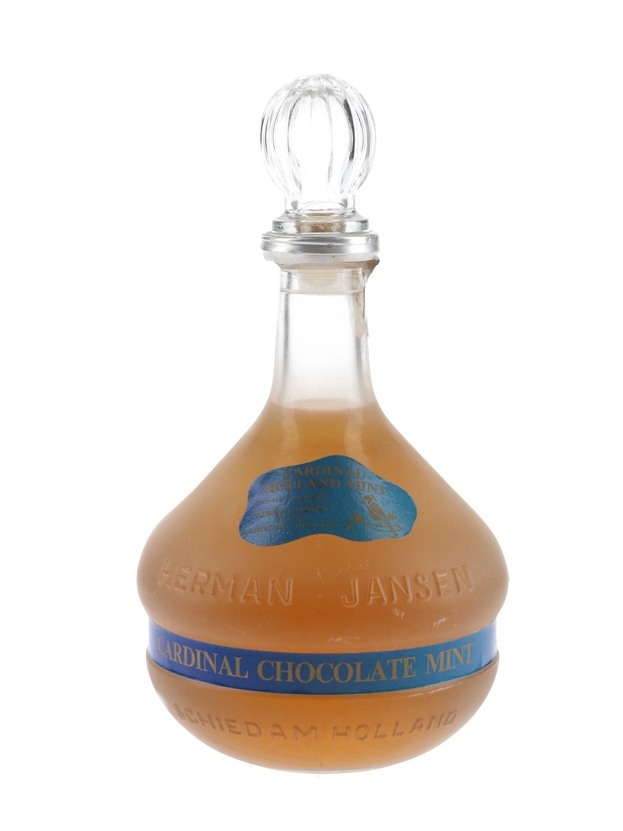 Herman Jansen Cardinal Chocolate Mint Bottled 1960s-1970s 75cl / 32%