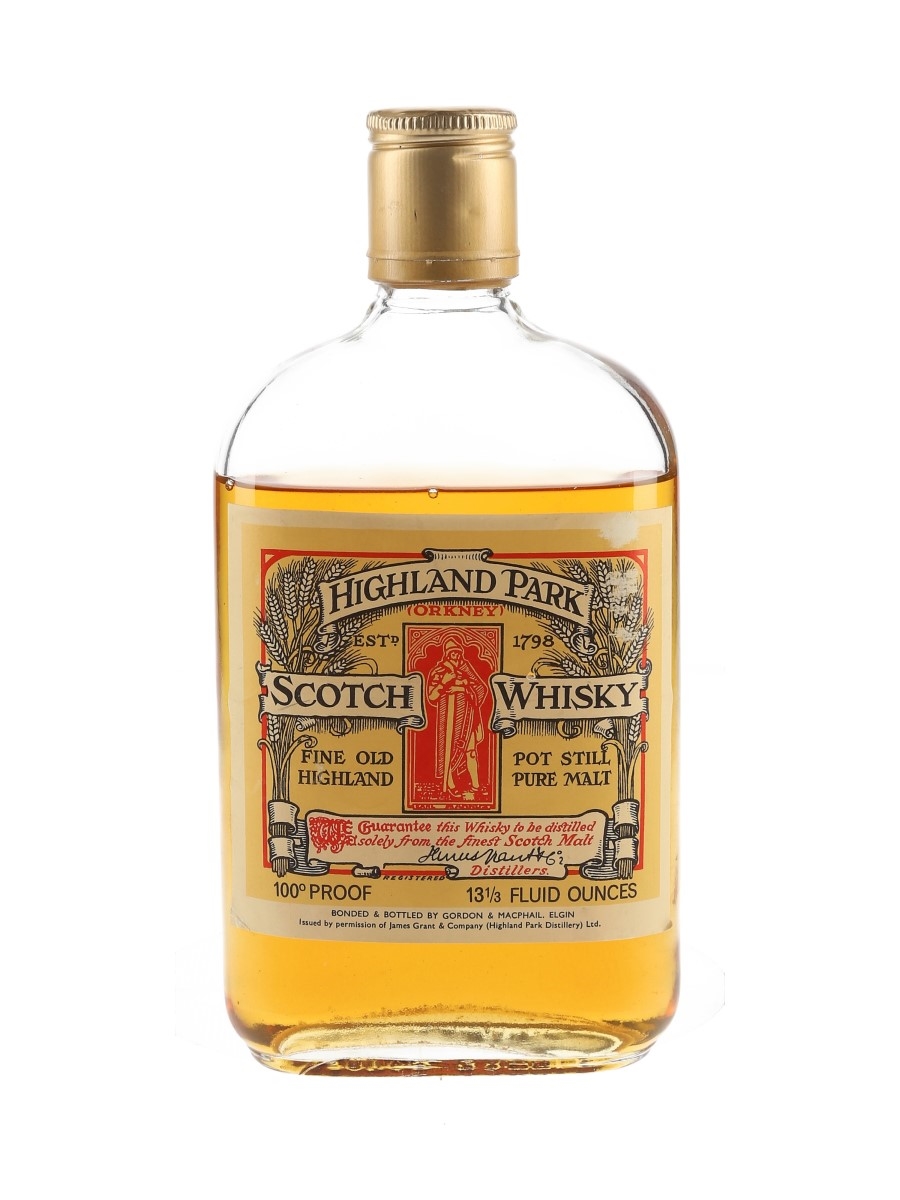 Highland Park 100 Proof Bottled 1960s-1970s 37.8cl / 57%
