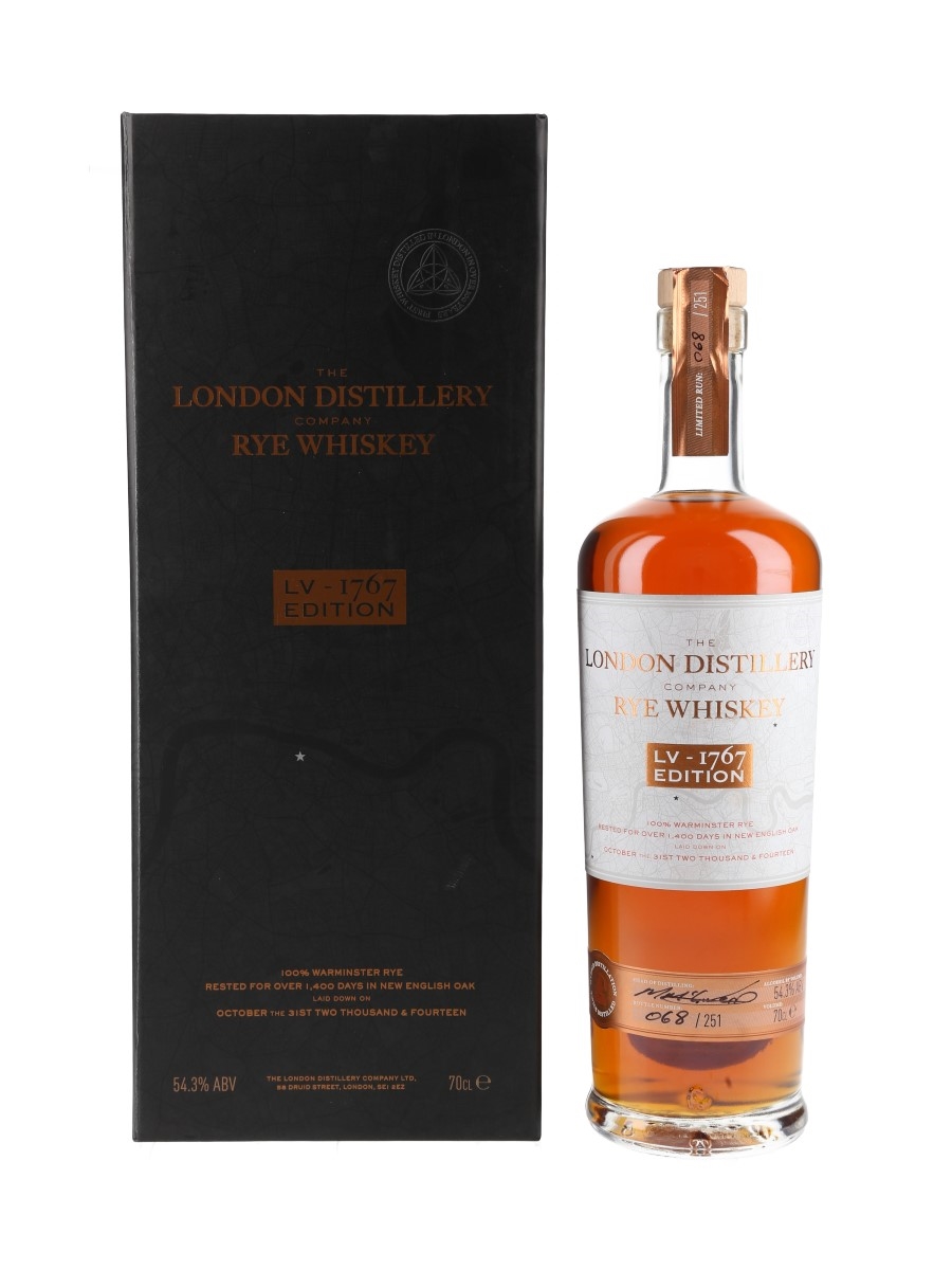 London Distillery Company Rye Whisky LV-1767 Edition 70cl / 54.3%
