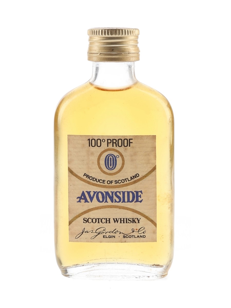 Avonside 100 Proof Bottled 1960s-1970s - James Gordon 5cl / 57%