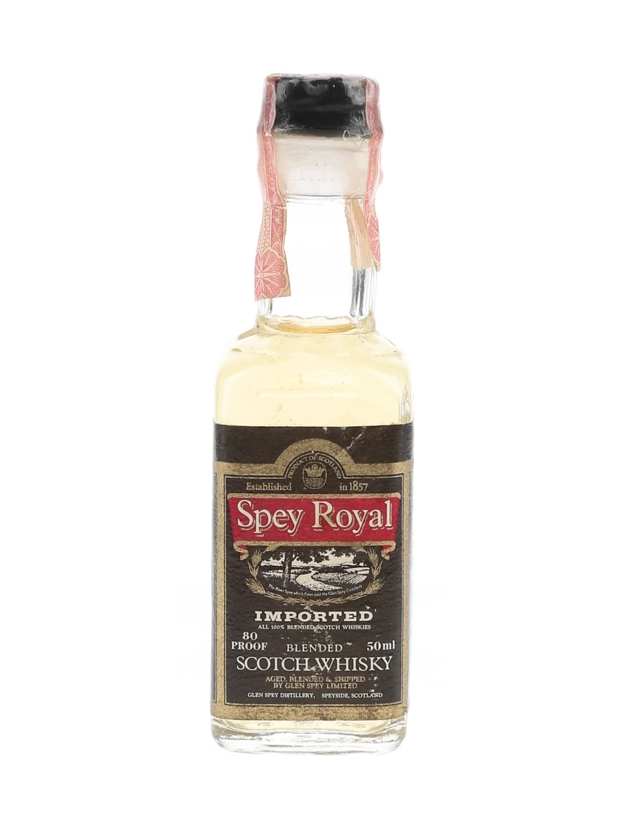 Spey Royal Blended Scotch Whisky Bottled 1970s 5cl / 40%
