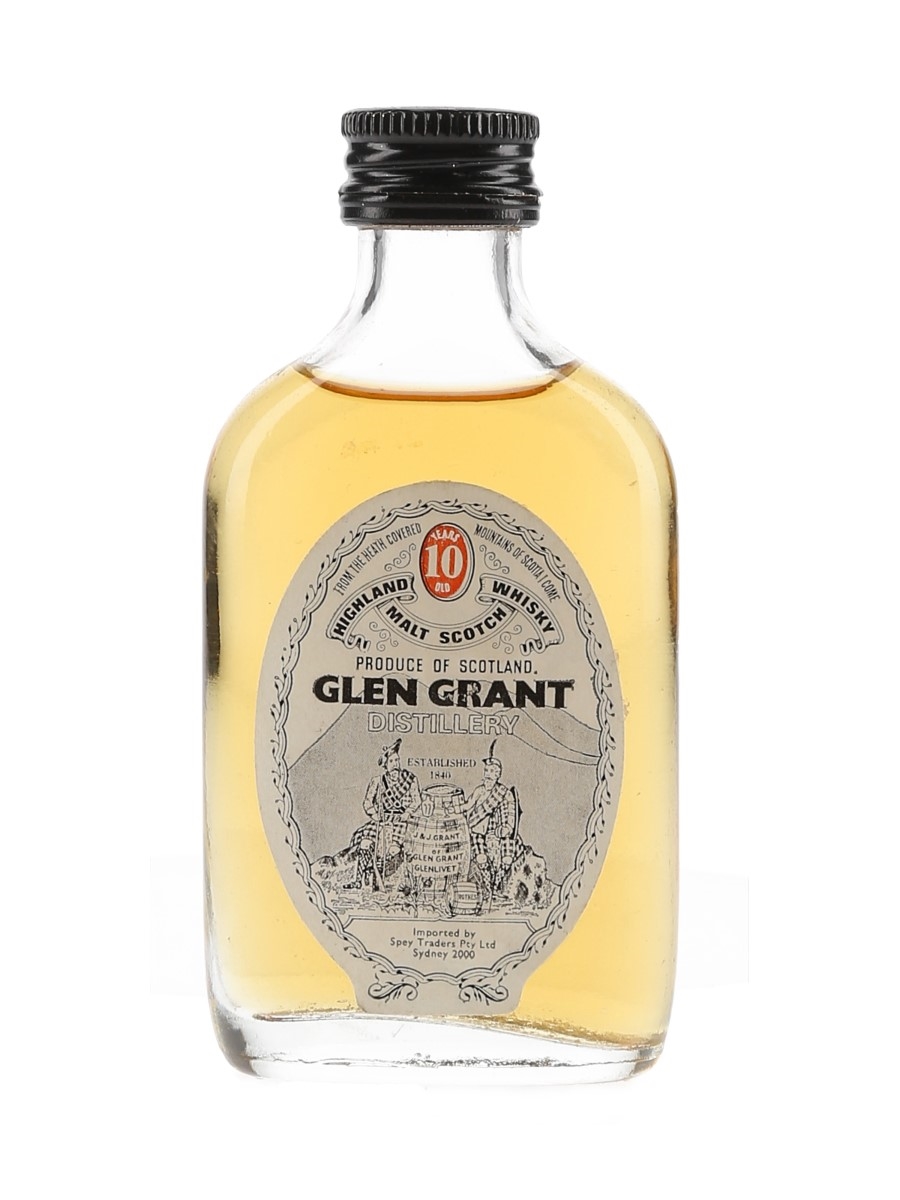 Glen Grant 10 Year Old Bottled 1970s - Spey Traders, Sydney 5cl / 40%