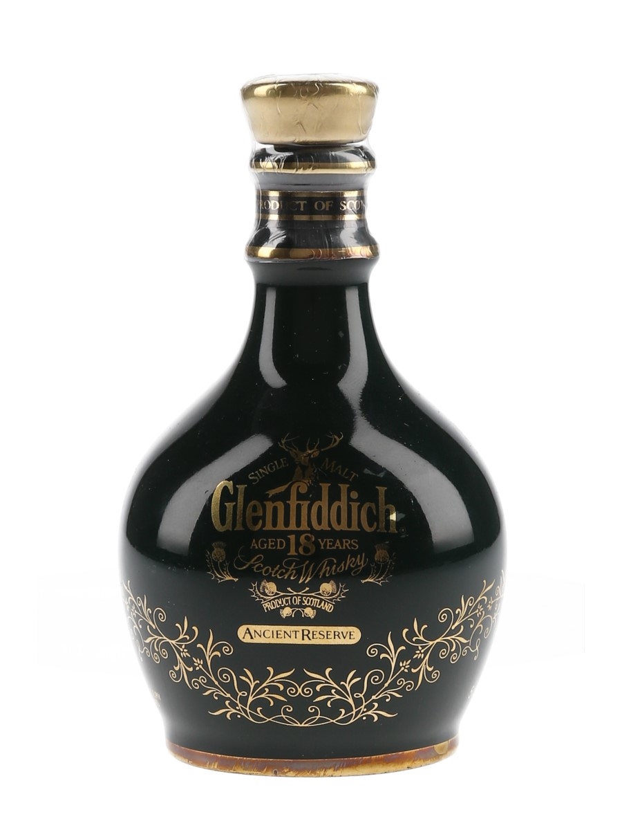 Glenfiddich 18 Year Old Ancient Reserve Green Ceramic Decanter 5cl / 43%