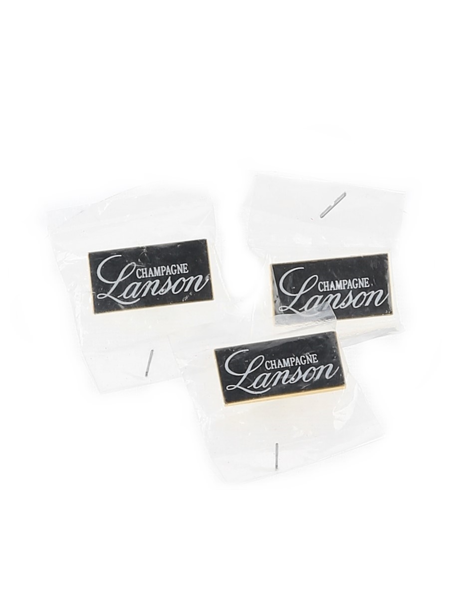 Lanson Champagne Lapel Pins  
