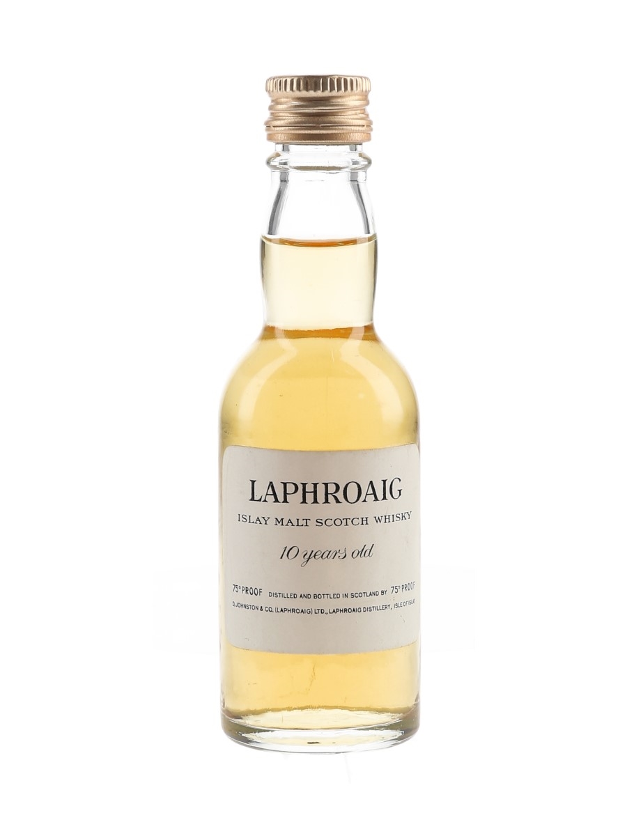 Laphroaig 10 Year Old Bottled 1970s 5cl / 43%