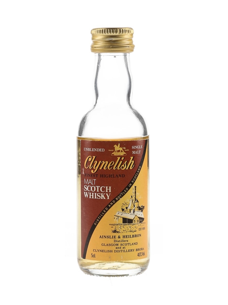 Clynelish Unblended Bottled 1980s 5cl / 40%