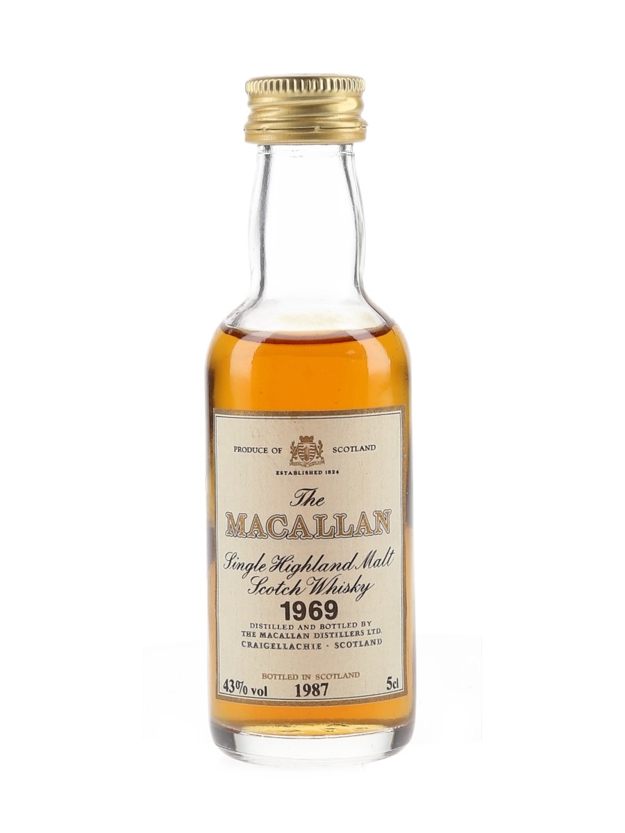 Macallan 1969 Bottled 1987 5cl / 43%
