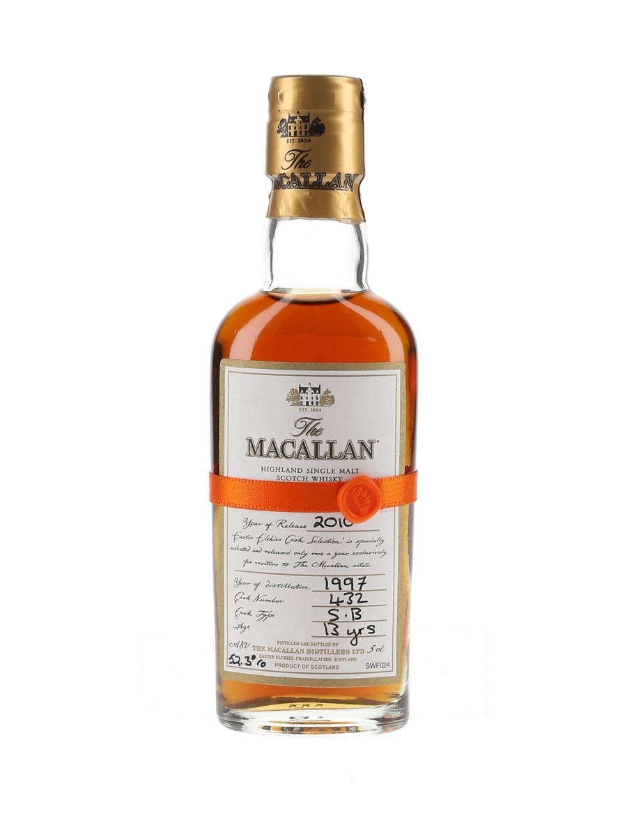Macallan 1997 13 Year Old Easter Elchies Cask Selection 2010 Release 5cl / 52.3%