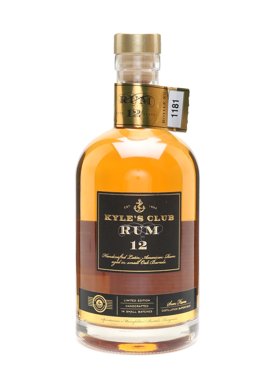 Kyle's Club Rum 12 Year Old - Lot 12668 - Whisky.Auction | Whisky ...