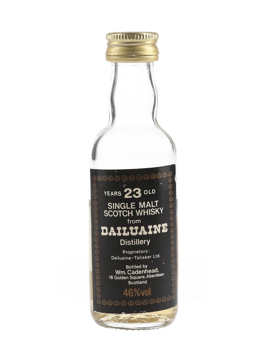 Dailuaine 23 Year Old Bottled 1980s - Cadenhead's 5cl / 46%
