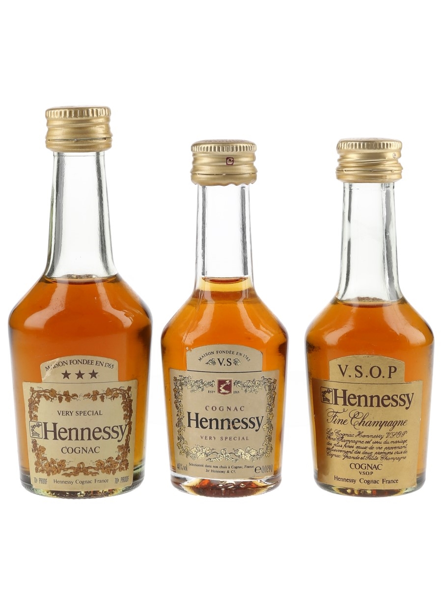 Hennessy VS, VSOP & 3 Star - Lot 114195 - Buy/Sell Cognac Online