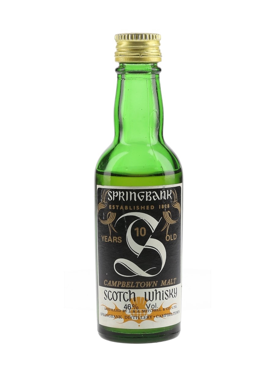 Springbank 10 Year Old Bottled 1980s 5cl / 46%