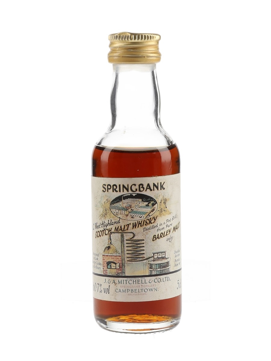 Springbank 1966 24 Year Old Local Barley Bottled 1990 5cl / 60.7%