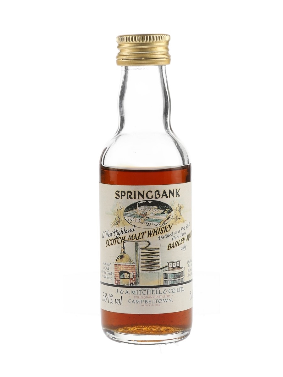 Springbank 1966 24 Year Old Local Barley Bottled 1990 5cl / 58.1%