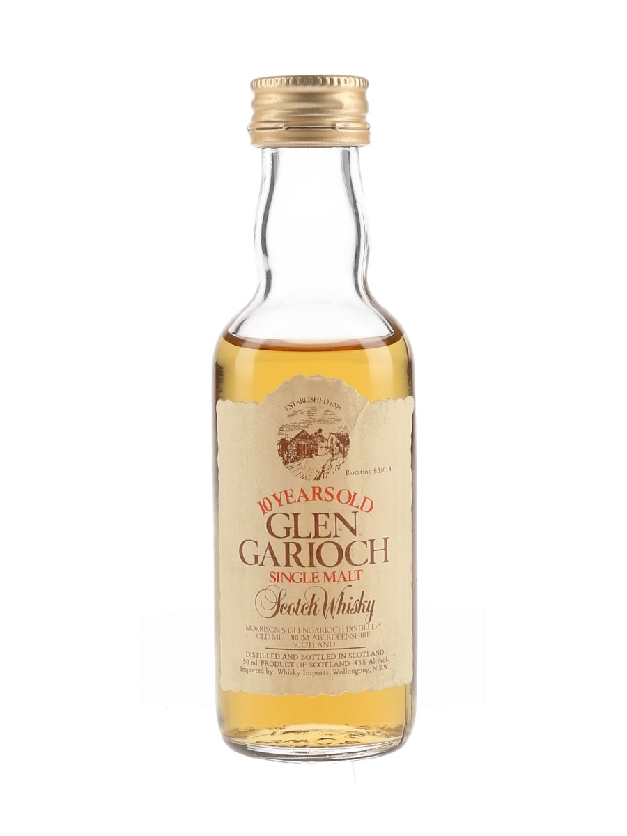 Glen Garioch 8 Year Old Bottled 1980s - Whisy Imports, NSW 5cl / 43%