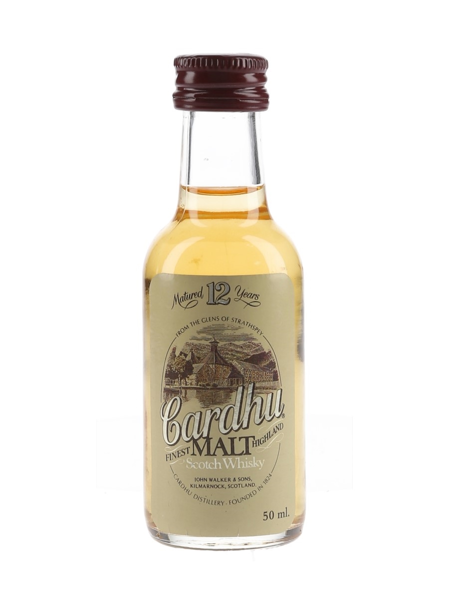 Cardhu 12 Year Old Bottled 1980s 5cl / 40%