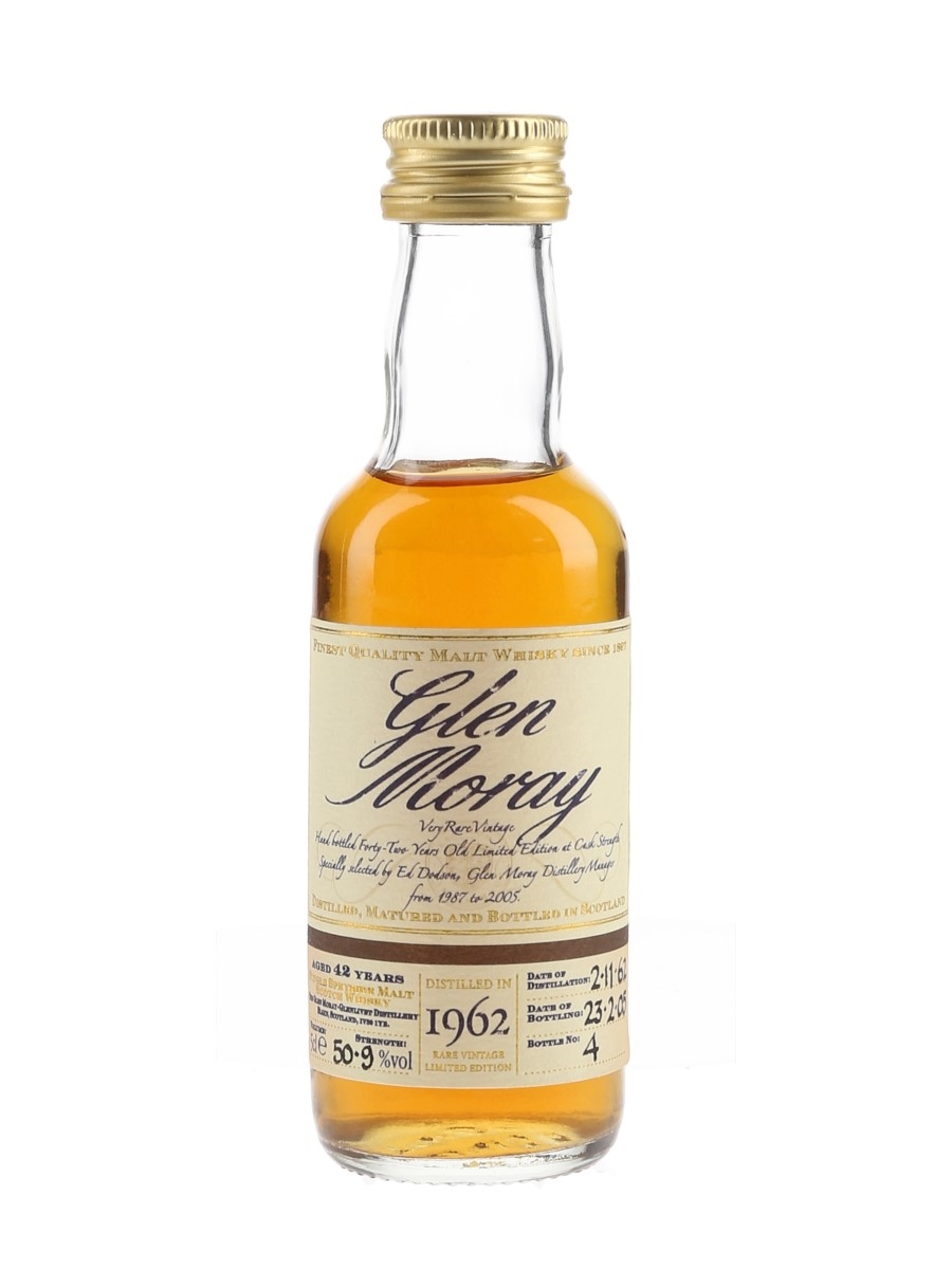 Glen Moray 1962 42 Year Old Bottled 2005 - Bottle Number 4 5cl / 50.9%