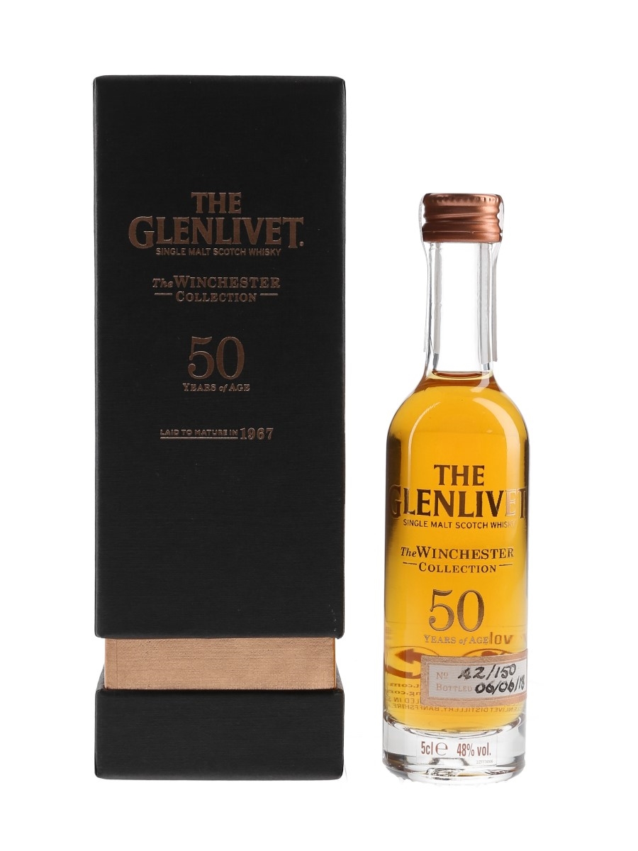 Glenlivet 1967 50 Year Old The Winchester Collection Bottled 2018 5cl / 48%