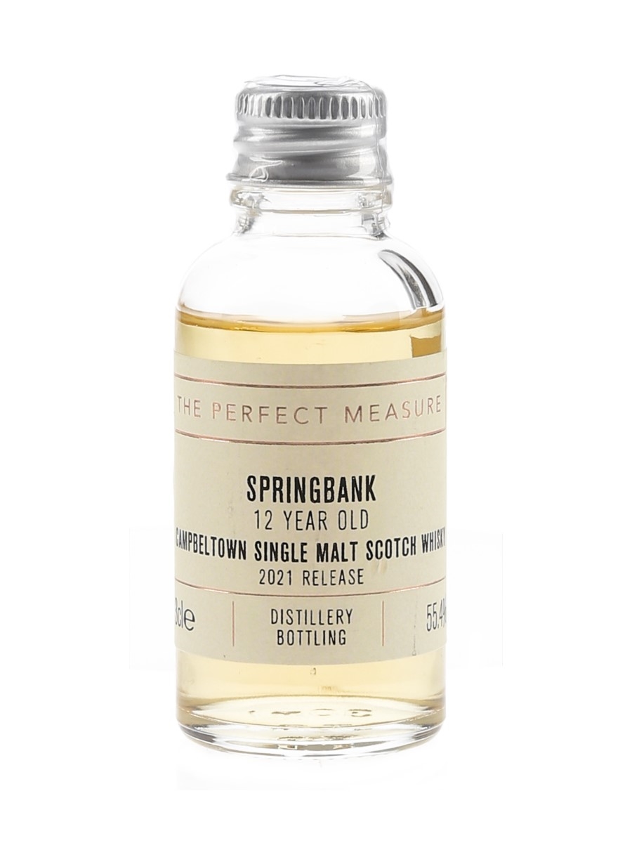 Springbank 12 Year Old Cask Strength 2021 Release The Whisky Exchange - The Perfect Measure 3cl / 55.4%
