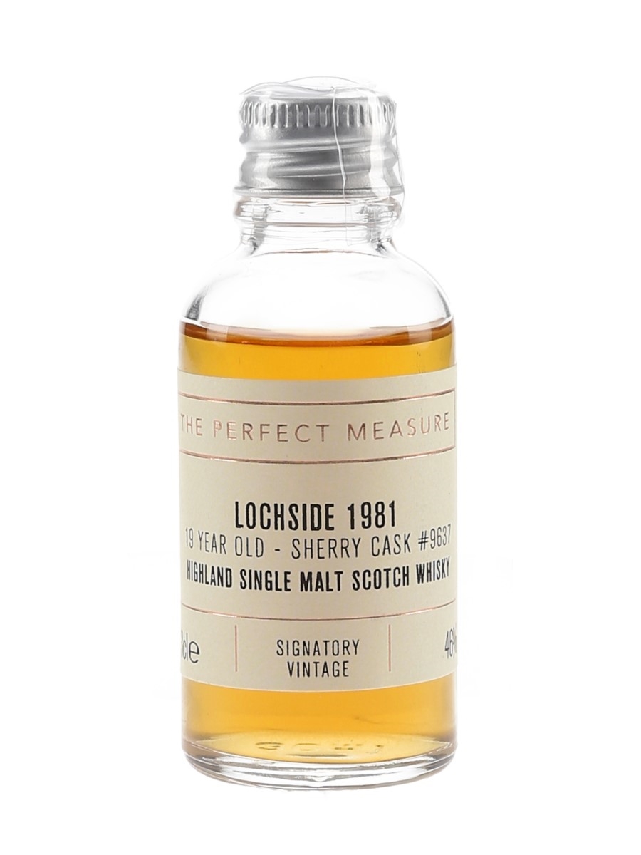 Lochside 1981 19 Year Old Signatory Vintage The Whisky Exchange - The Perfect Measure 3cl / 46%