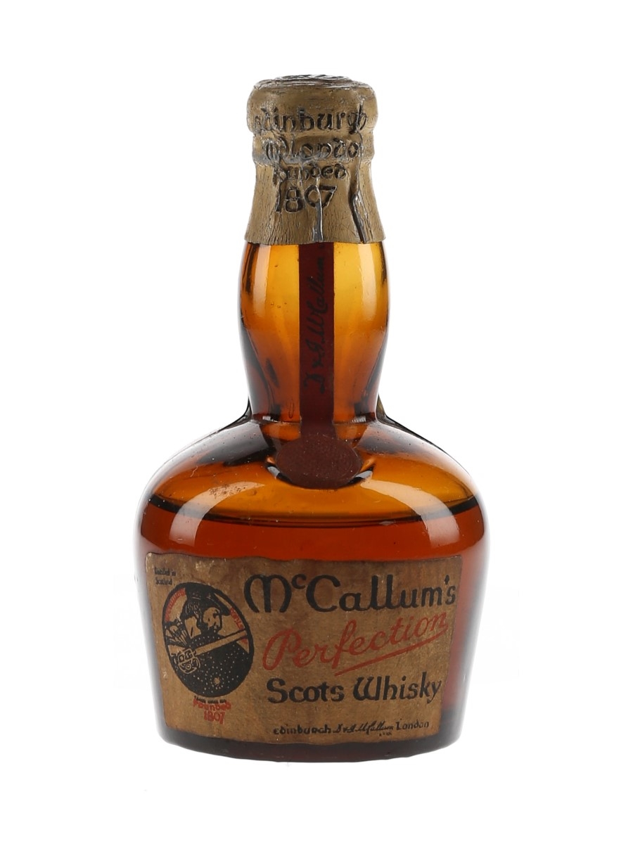 McCallum's Perfection Bottled 1930s-1940s 5cl
