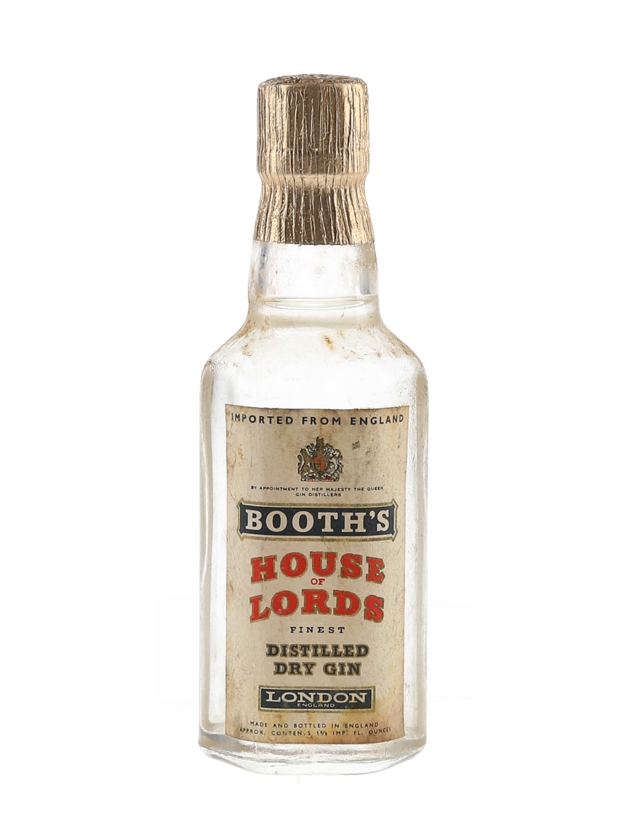 Booth's House Of Lords Bottled 1950s-1960s 4.7cl / 40%