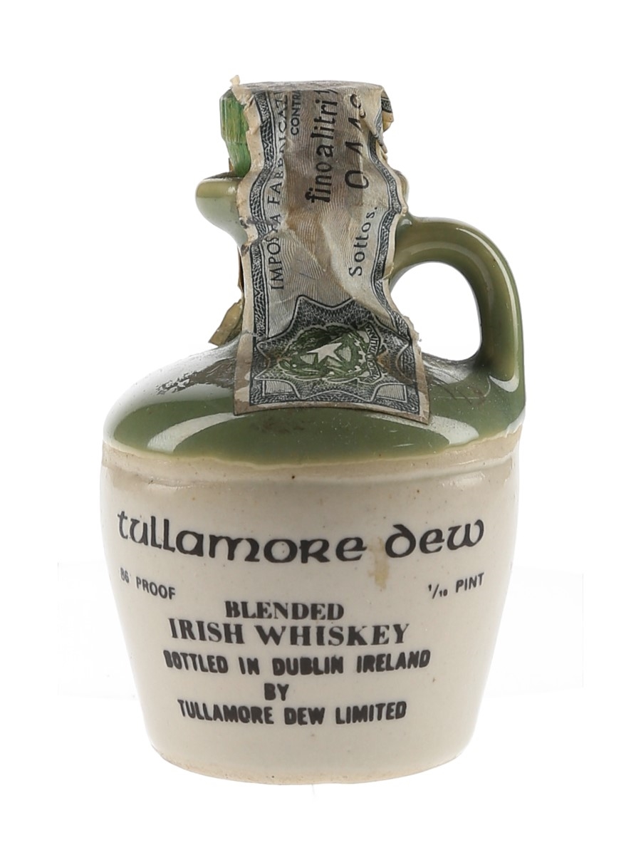 Tullamore Dew Ceramic Decanter Bottled 1970s - Spirit 4.68cl / 43%