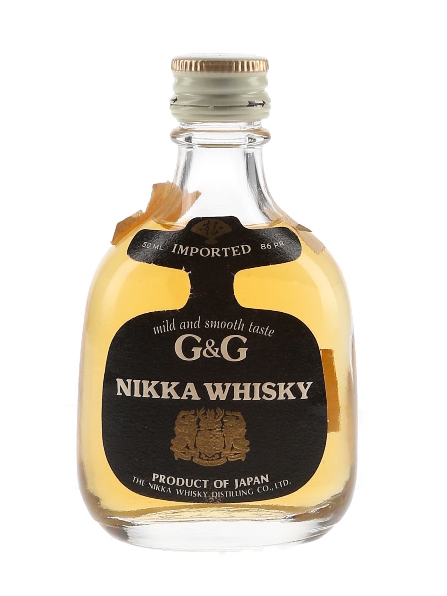 Nikka G & G Bottled 1970s-1980s 5cl / 43%