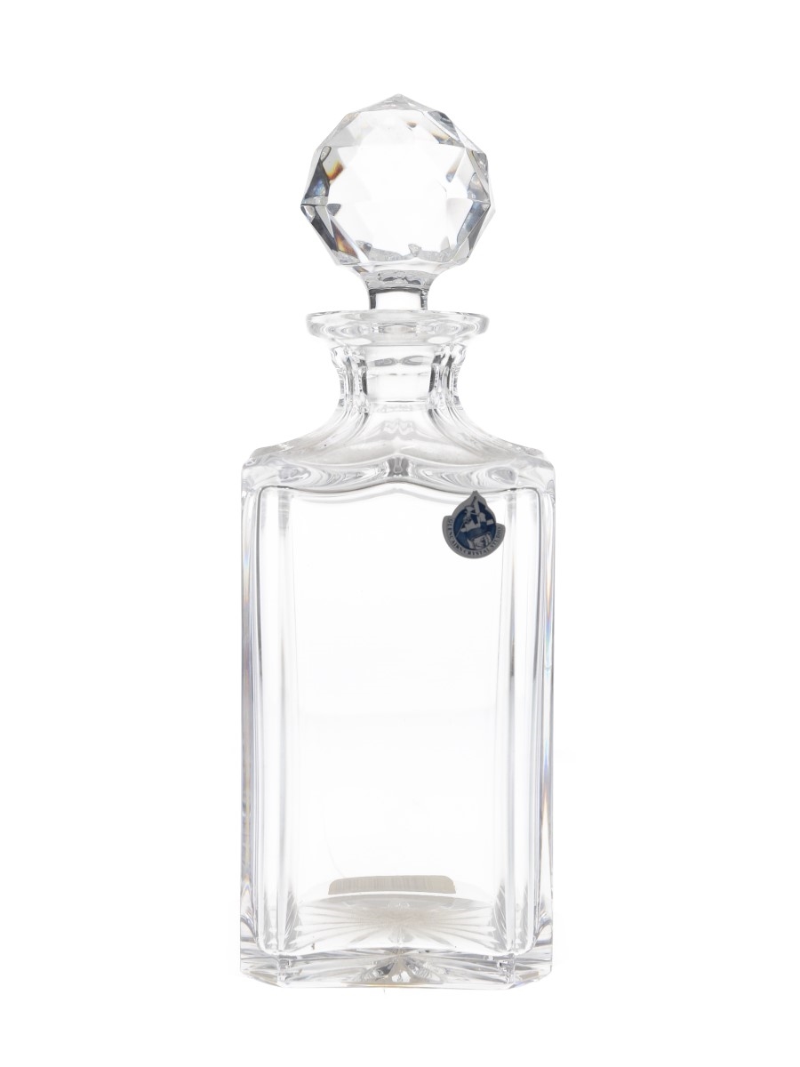 Glencairn Crystal Decanter With Stopper  26cm Tall