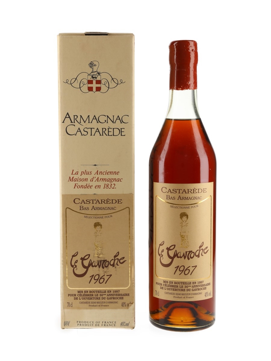 Castarede 1967 Bas Armagnac Le Gavroche 30th Anniversary 70cl / 40%