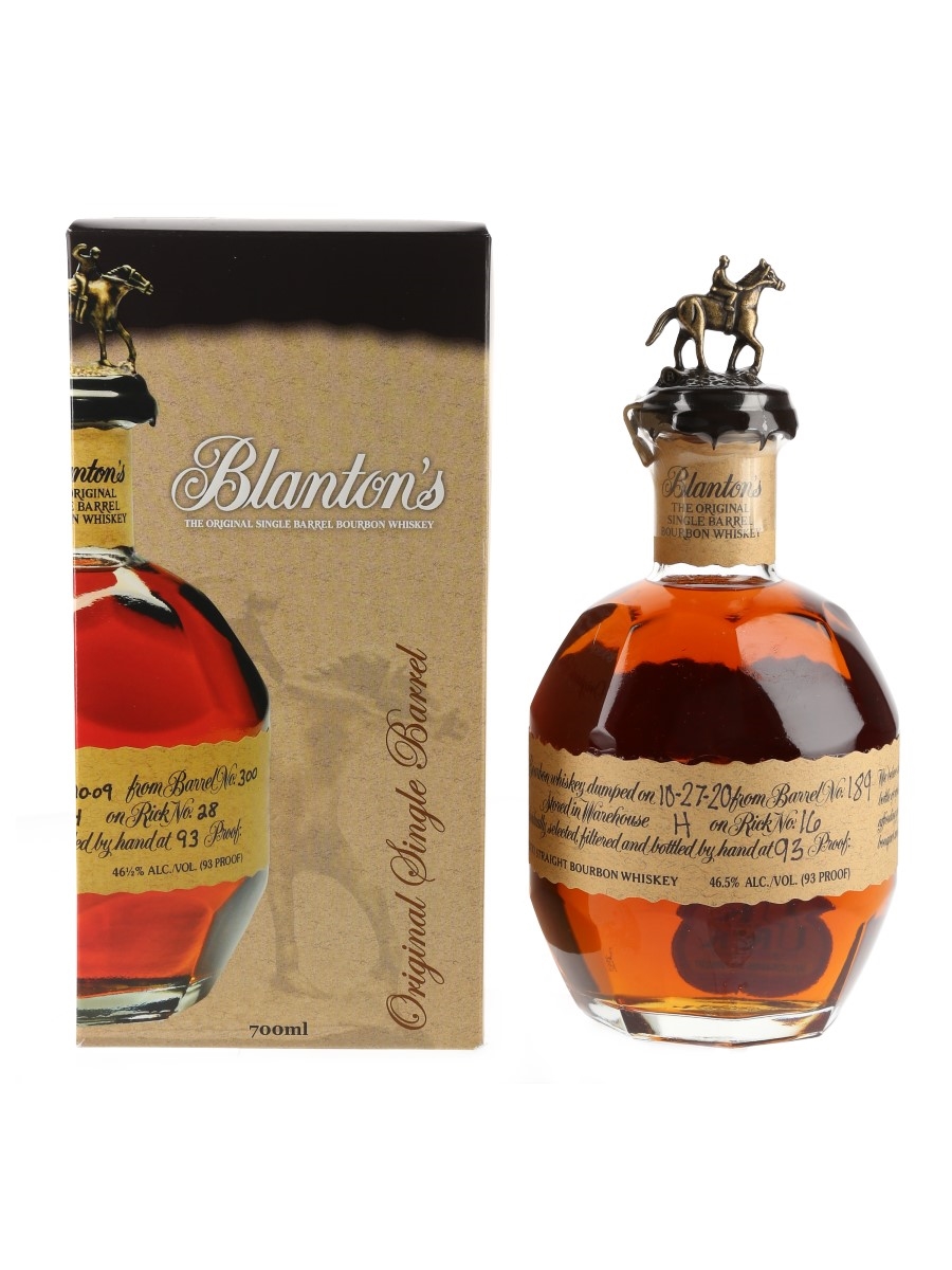 Blanton's Original Single Barrel No. 189 Bottled 2020 70cl / 46.5%