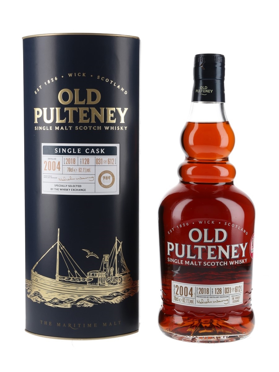 Old Pulteney 2004 Single Cask 128 Bottled 2018 - The Whisky Exchange 70cl / 62.1%