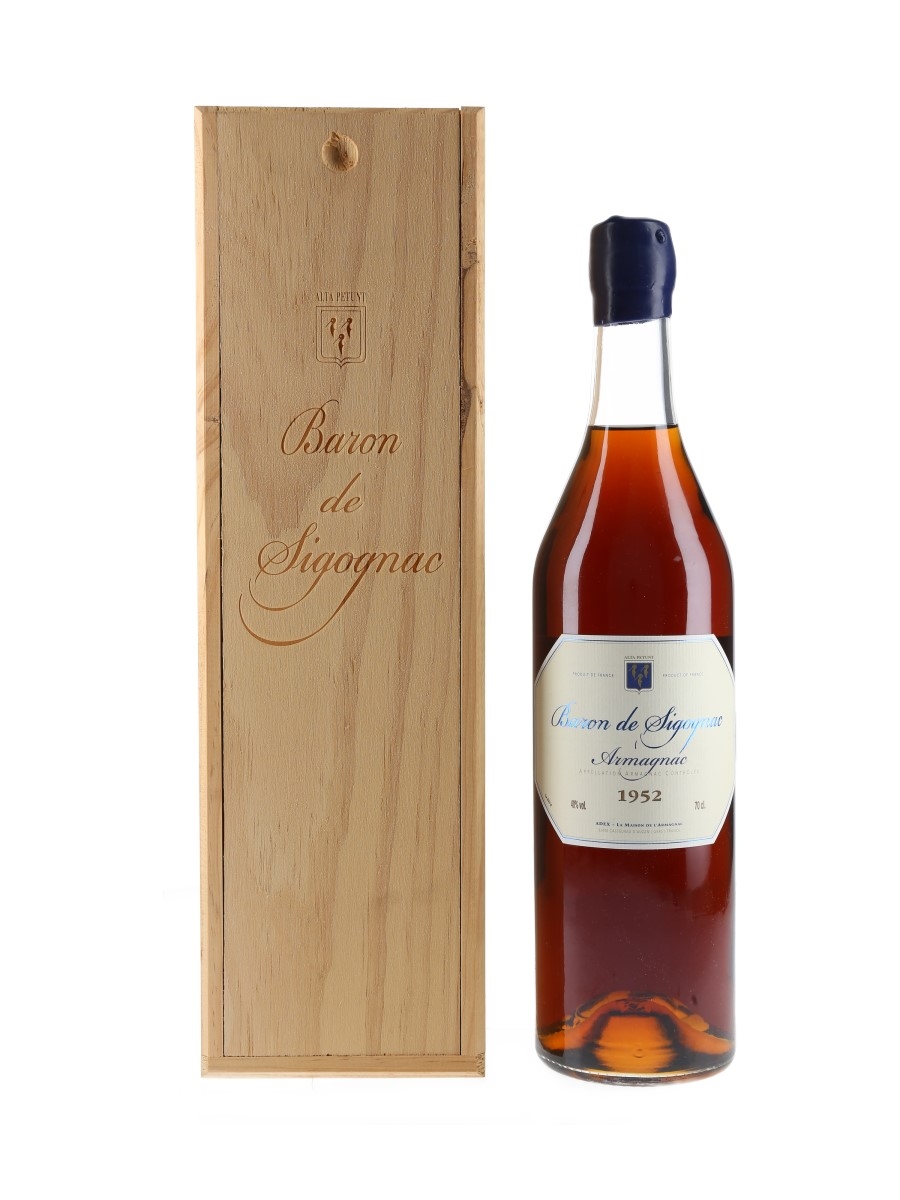 Baron De Sigognac 1952 Armagnac Bottled 2012 70cl / 40%