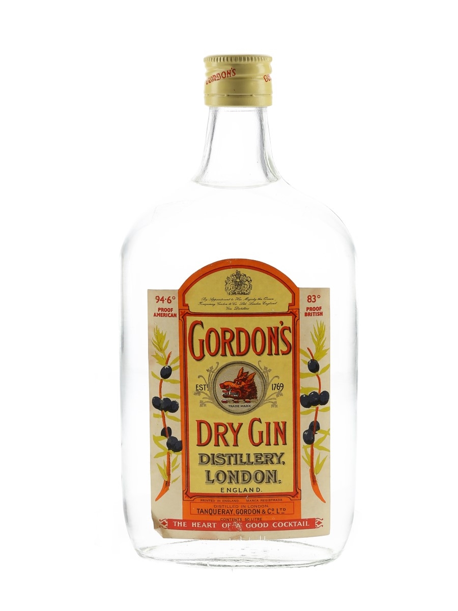 Gordon's Special London Dry Gin Bottled 1960s-1970s 50cl / 47.3%