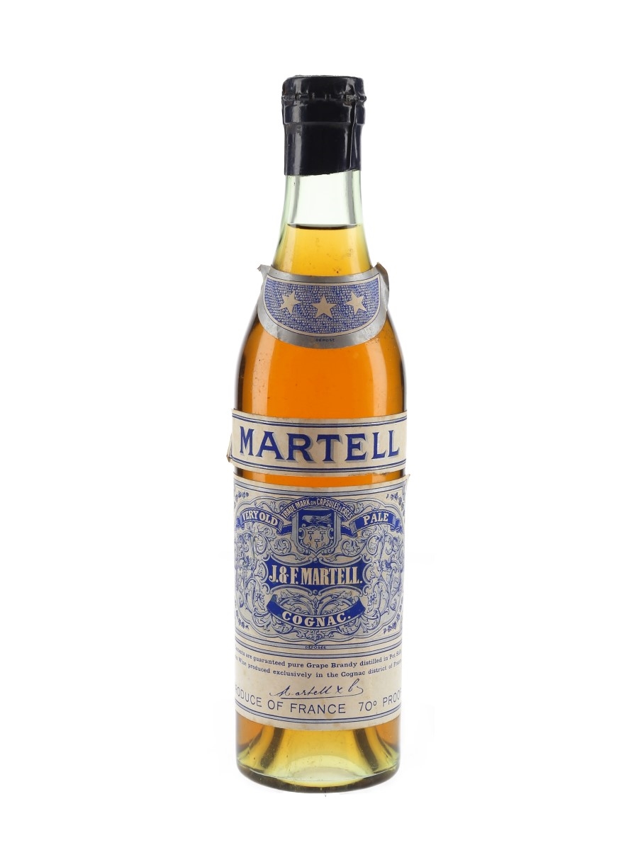 Martell 3 Star VOP Spring Cap Bottled 1950s 35cl