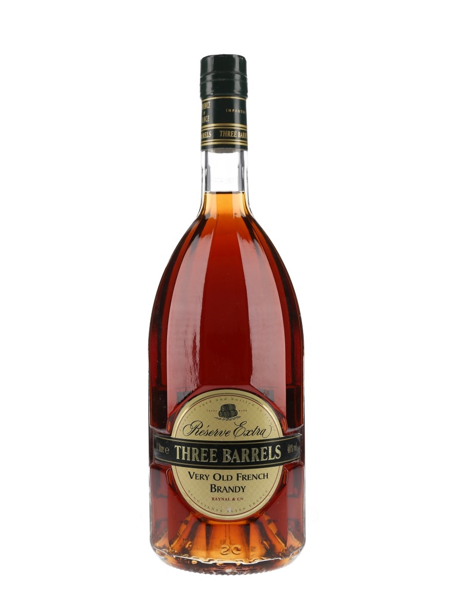 Three Barrels Reserve Extra Very Old French Brandy 100cl / 40%